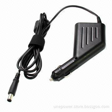 In-car Charger for HP Laptop, 18.5V, 3.5A, 65W Output, 7.4*5.0mm, with Pin, Black Color